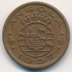 Ангола 50 сентаво 1957 год