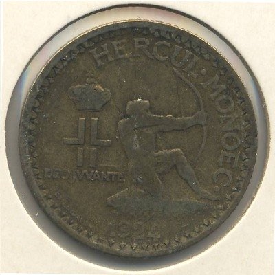 Монако 2 франка 1924 год