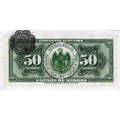 Мексика 50 сентаво 1915 год - UNC