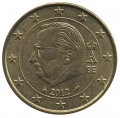 Бельгия 10 евроцентов 2012 год - Король Альберт II