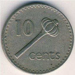 Фиджи 10 центов 1980 год