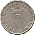 Норвегия 1 крона 1956 год - Король Хокон VII