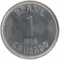 Бразилия 1 крузадо 1988 год