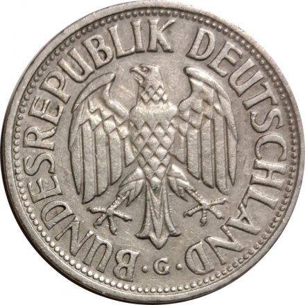 ФРГ 1 марка 1950 год (G)