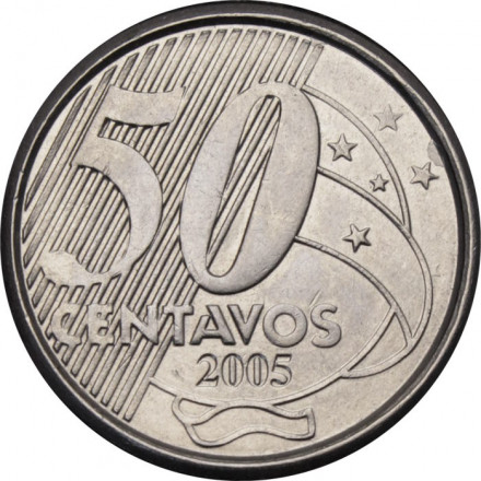 Бразилия 50 сентаво 2005 год - Барон Рио-Бранко