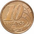 Бразилия 10 сентаво 2013 год - Педру I