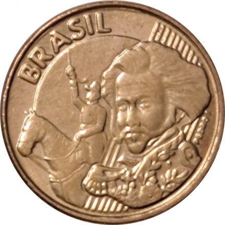Бразилия 10 сентаво 2013 год - Педру I