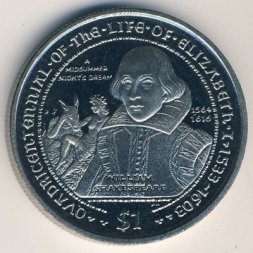 Виргинские острова 1 доллар 2003 год