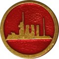 Значок-иголка  Ленинград. Крейсер Аврора