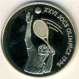 Андорра 25 динеров 1994 год