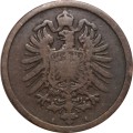 Германия 2 пфеннига 1877 год (A)