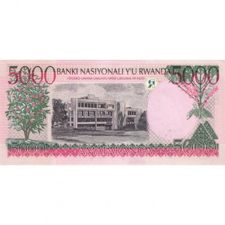 Руанда 5000 франков 1998 год - UNC