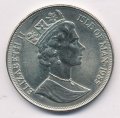 Остров Мэн 1 крона 1985 год - Королева-мать
