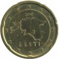 Эстония 20 евроцентов 2017 год