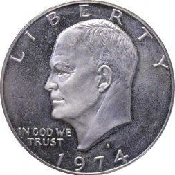 США 1 доллар 1974 год (S, Proof)