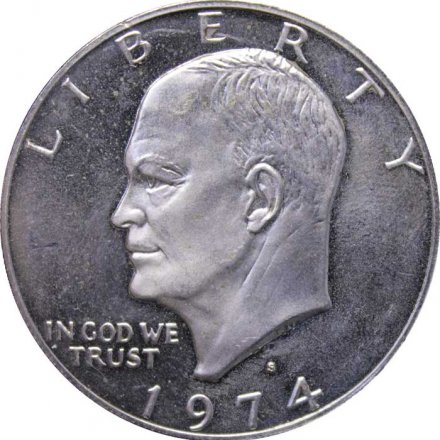 США 1 доллар 1974 год (S, Proof)