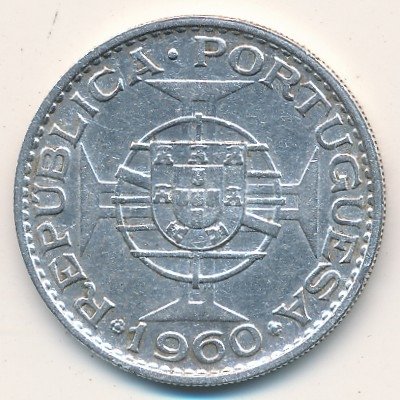 Мозамбик 20 эскудо 1960 год