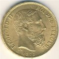 Бельгия 20 франков 1875 год
