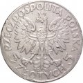 Польша 5 злотых 1934 год - Королева Ядвига
