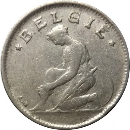 Бельгия 50 сантимов 1928 год BELGIE