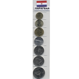 Набор из 7 монет Парагвай 1992-2008 год