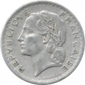 Франция 5 франков 1945 год (Алюминий, без отметки МД)