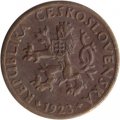 Чехословакия 5 геллеров 1923 год