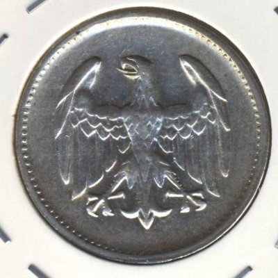 Веймарская республика 1 марка 1924 год (D)