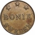 Игровой жетон &quot;Bonik Sweden&quot;, Швеция