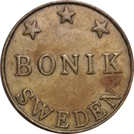 Игровой жетон &quot;Bonik Sweden&quot;, Швеция
