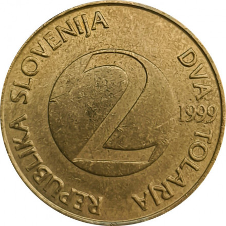 Словения 2 толара 1999 год