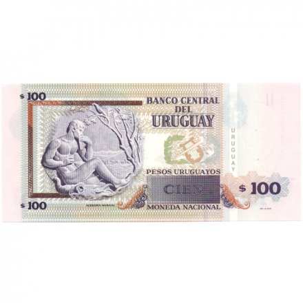 Уругвай 100 песо 2011 год - UNC