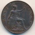 Великобритания 1/2 пенни 1901 год