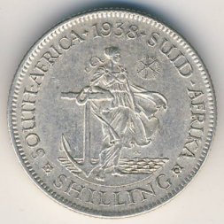 ЮАР 1 шиллинг 1938 год