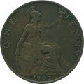 Великобритания 1 пенни 1903 год