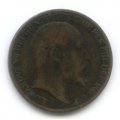 Великобритания 1 фартинг 1906 год - F