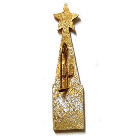 Значок XXV (25) съезд КПСС. Кремль