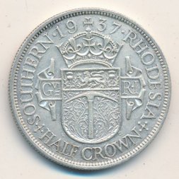 Южная Родезия 1/2 кроны 1937 год