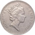 Великобритания 5 пенсов 1987 год