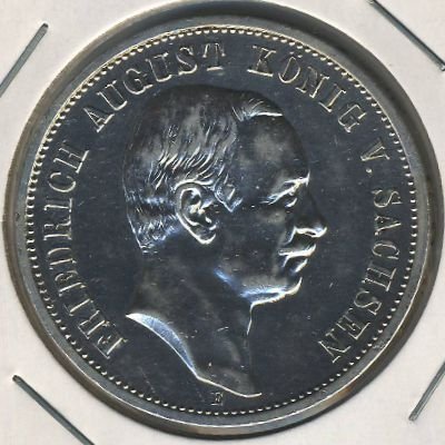 Саксония 3 марки 1912 год