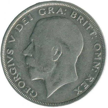 Великобритания 1/2 кроны 1923 год