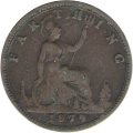 Великобритания 1 фартинг 1879 год