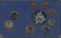 Евро серия Бельгии 2002-2008 года (8 монет + 1 жетон)