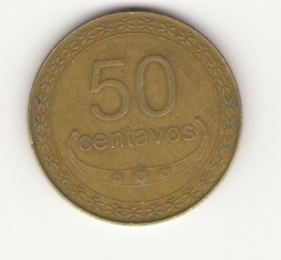 Монета Восточный Тимор 50 сентаво 2004 год