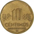 Перу 10 сентимо 2012 год