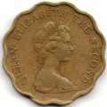 Гонконг 20 центов 1975 год