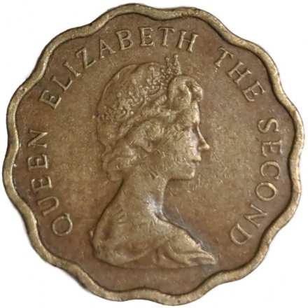 Гонконг 20 центов 1975 год