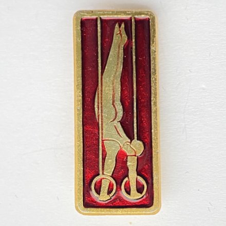 Значок. Спортивная гимнастика. Виды спорта