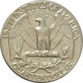 США 25 центов (1/4 доллара) 1963 год - Джордж Вашингтон (без отметки МД)