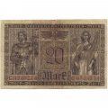 Германия 20 марок 1918 год - F-VF
